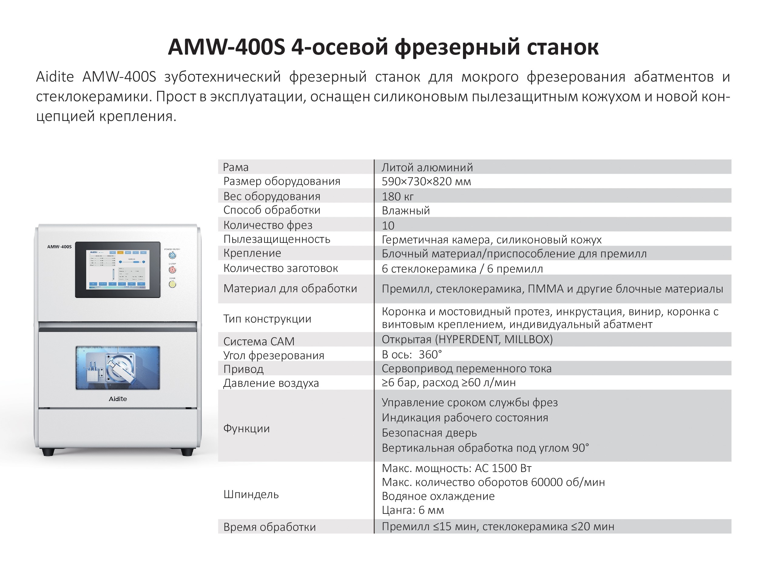 Фрезерный станок AMW 400S